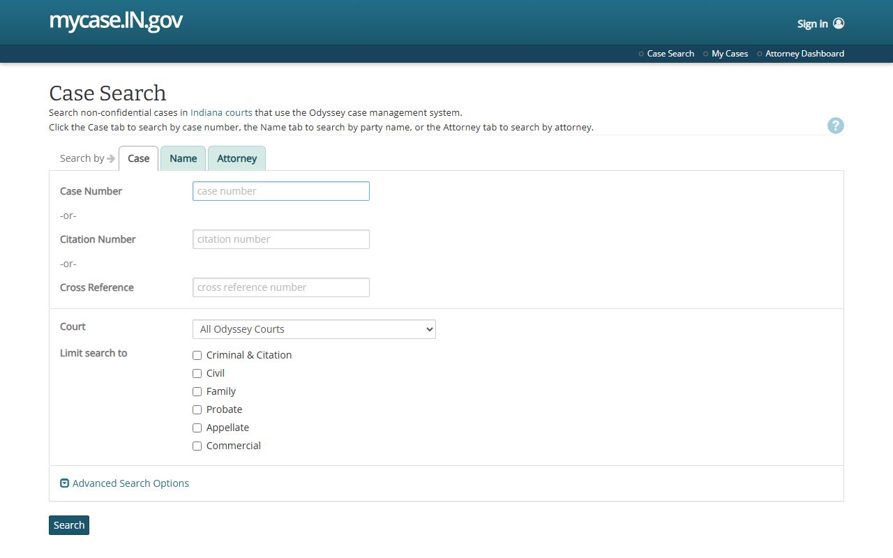 Newton County court records after arrest MyCase public access portal